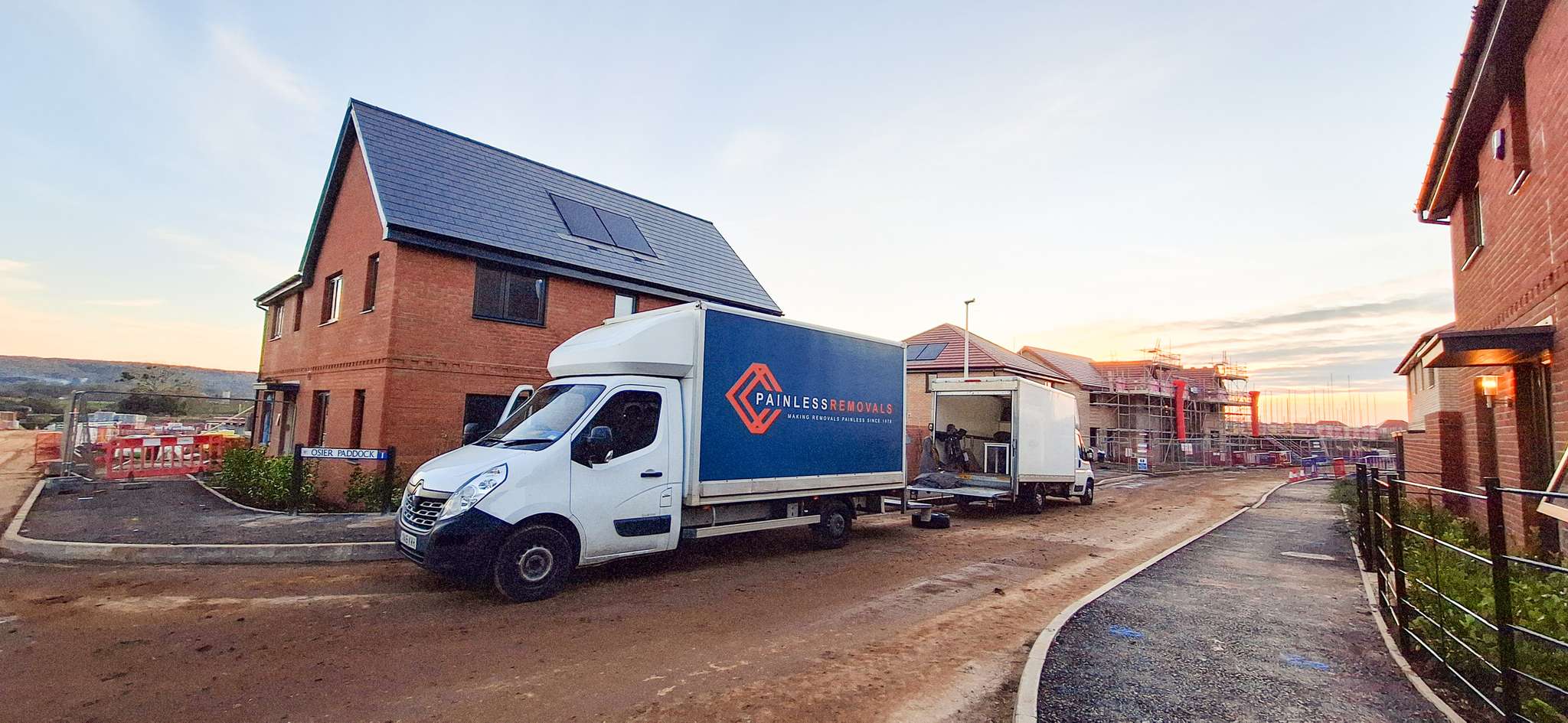 Painless Removals team working on a house move in Nailsea