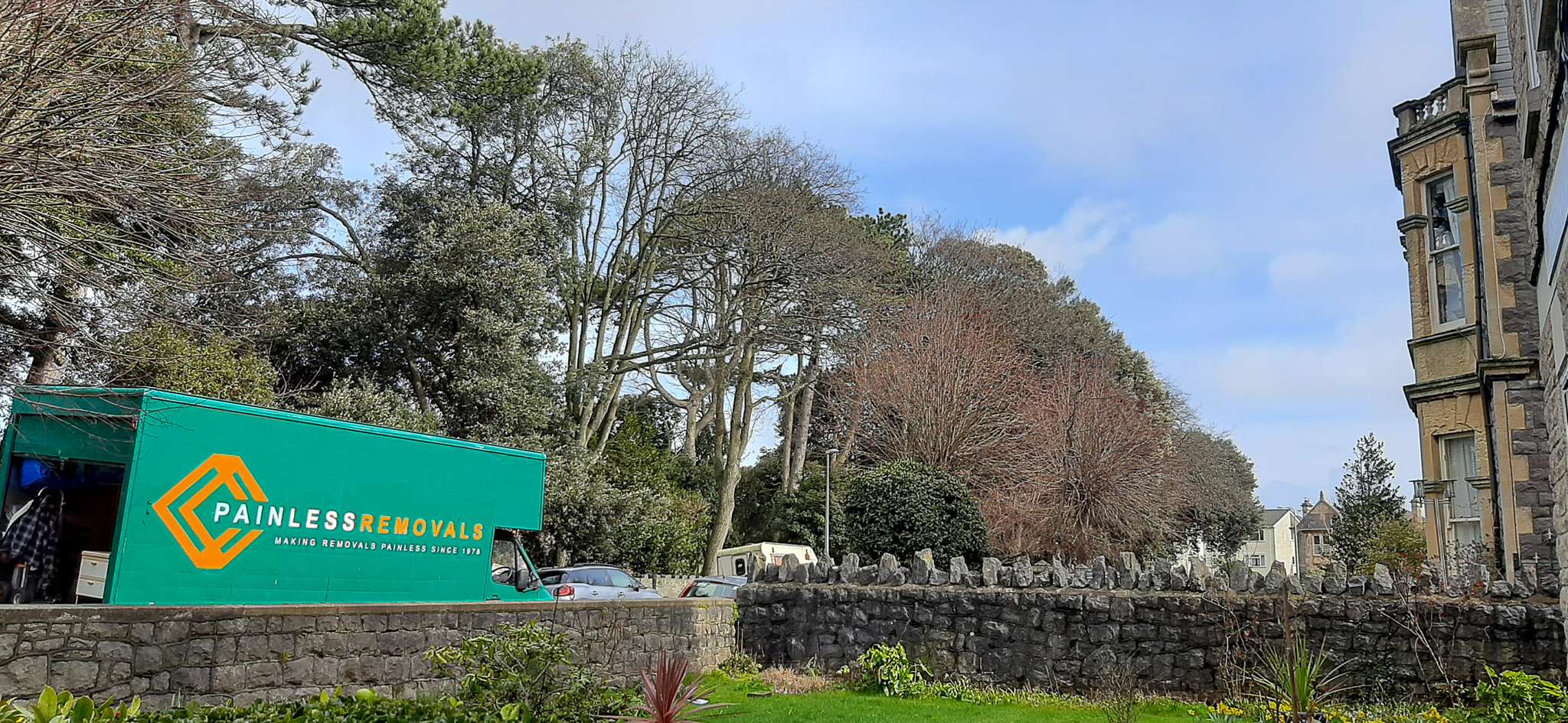 Removal crew loading furniture during a Weston-super-Mare move