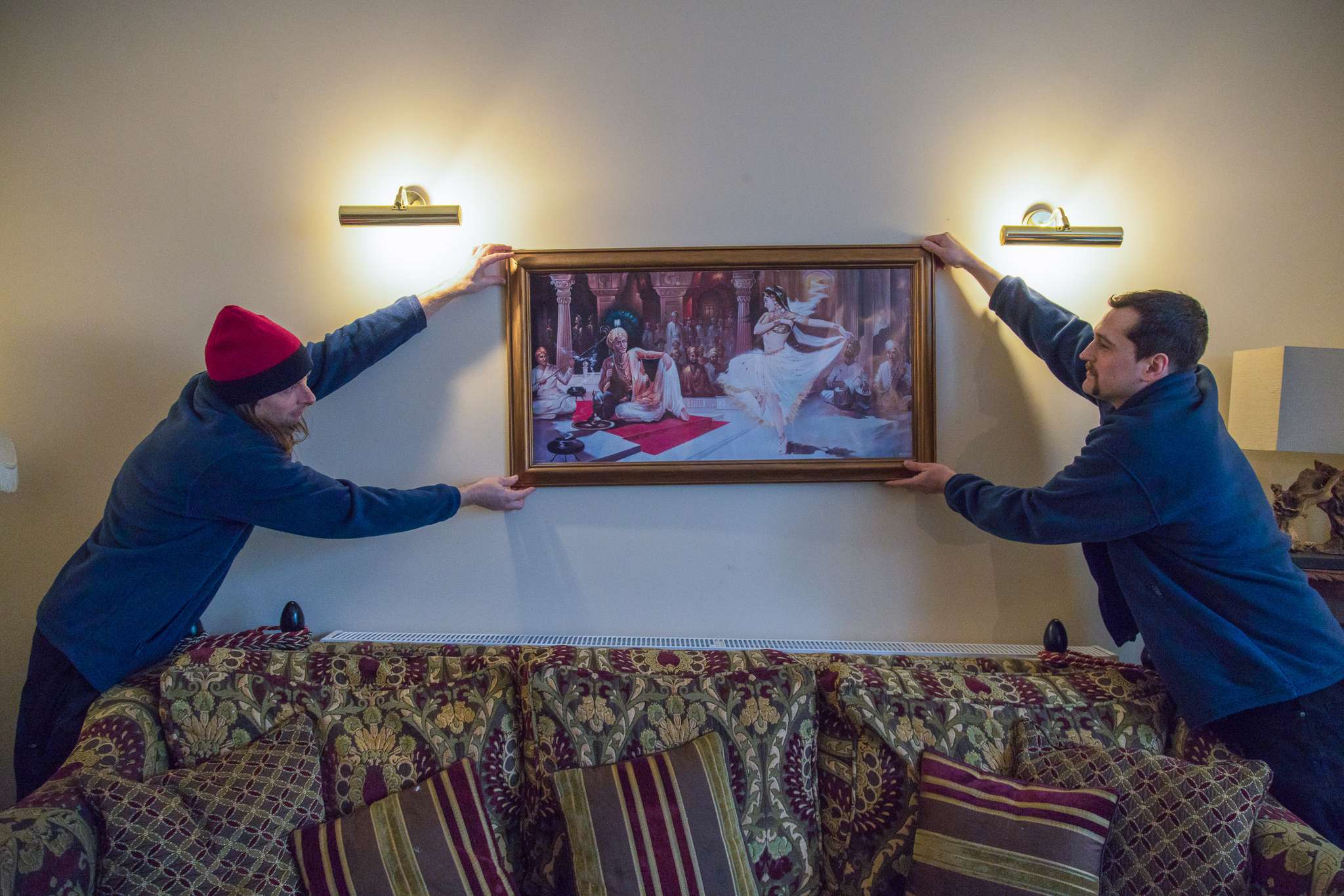 Painless Removals crew preparing for a move with care and attention